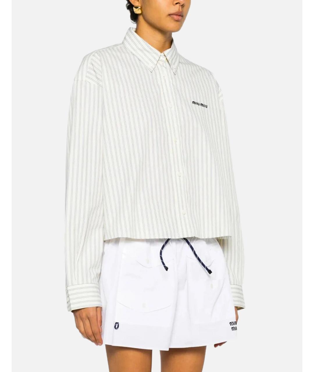 MIU MIU Белая рубашка, фото 5