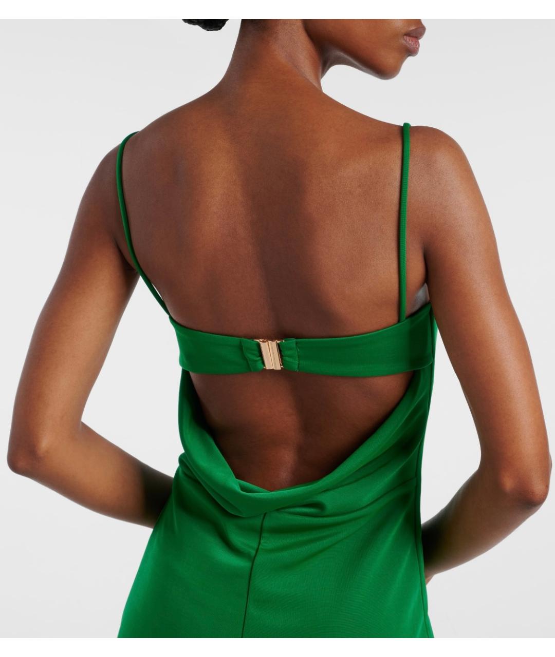 REBECCA VALLANCE Зеленые полиэстеровое коктейльное платье, фото 5