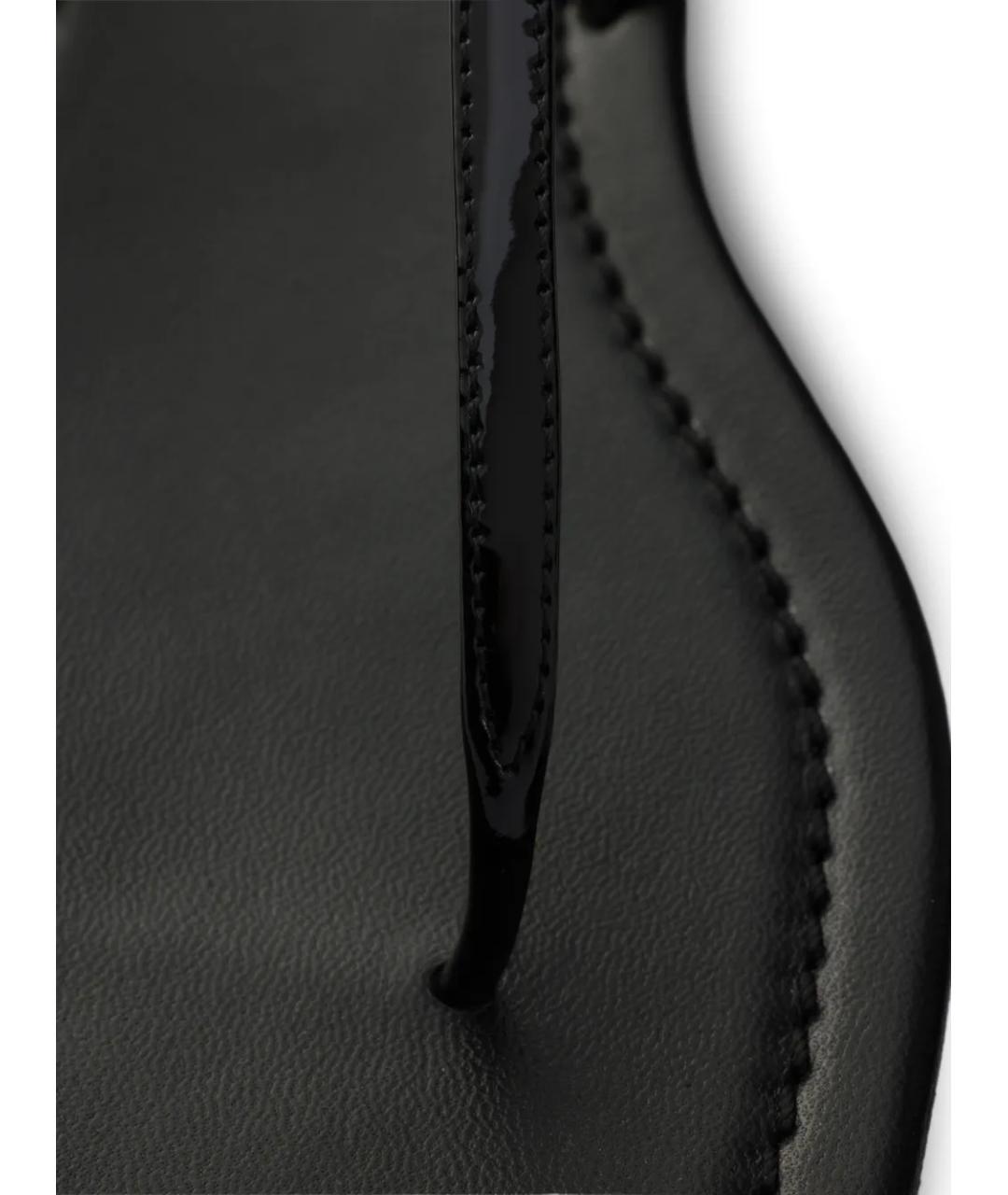 PRADA Черные кожаные сандалии, фото 6