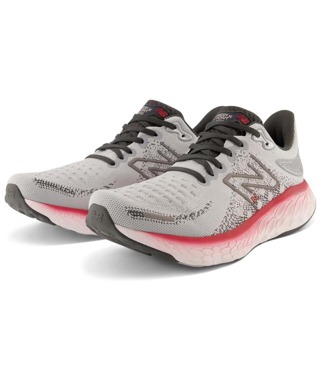 NEW BALANCE Серые текстильные низкие кроссовки / кеды, фото 3