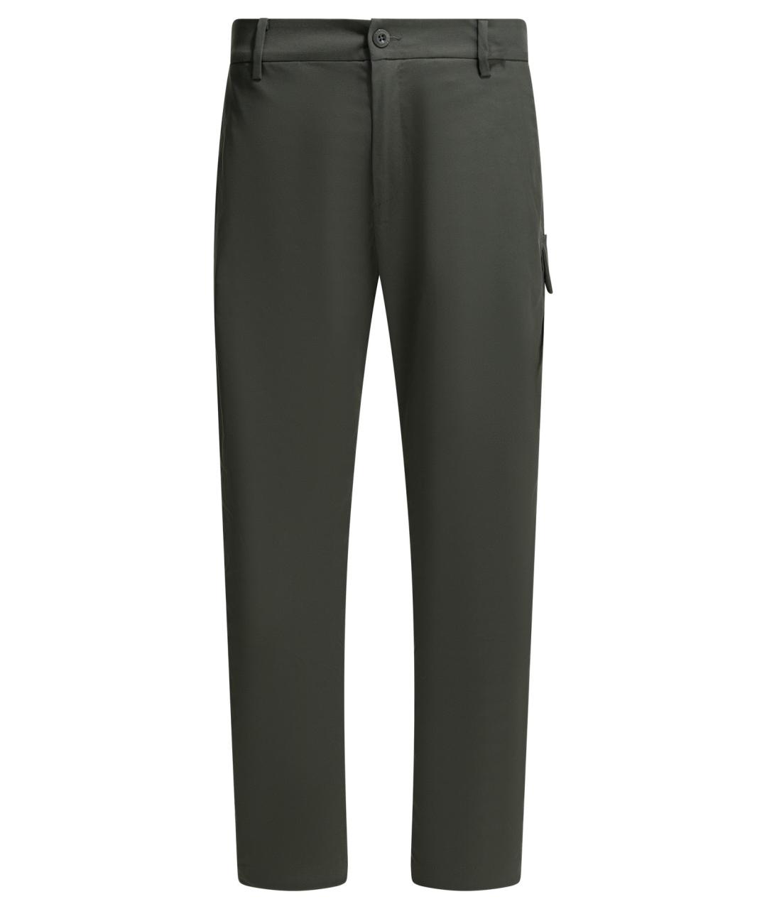 CP COMPANY Серые полиамидовые повседневные брюки, фото 1