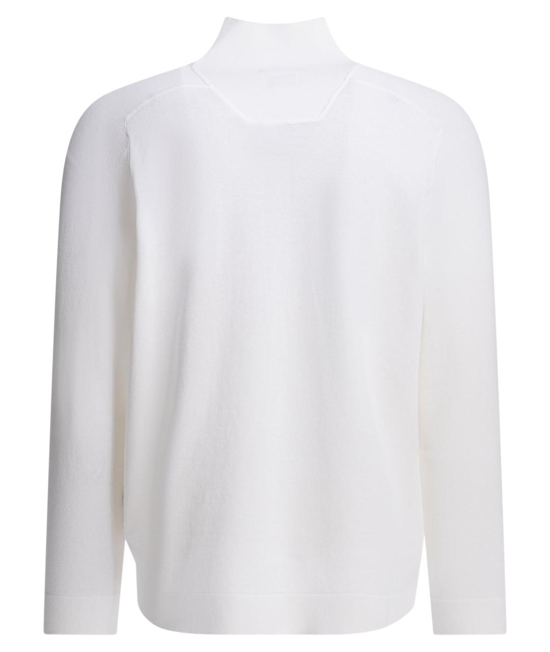 CP COMPANY Белый хлопковый джемпер / свитер, фото 2