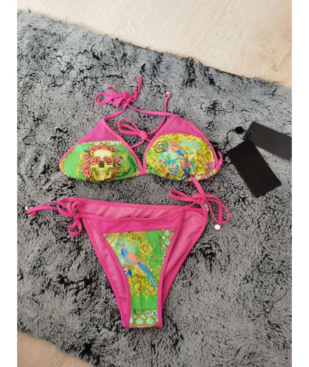 PHILIPP PLEIN Мульти полиэстеровый купальник, фото 5