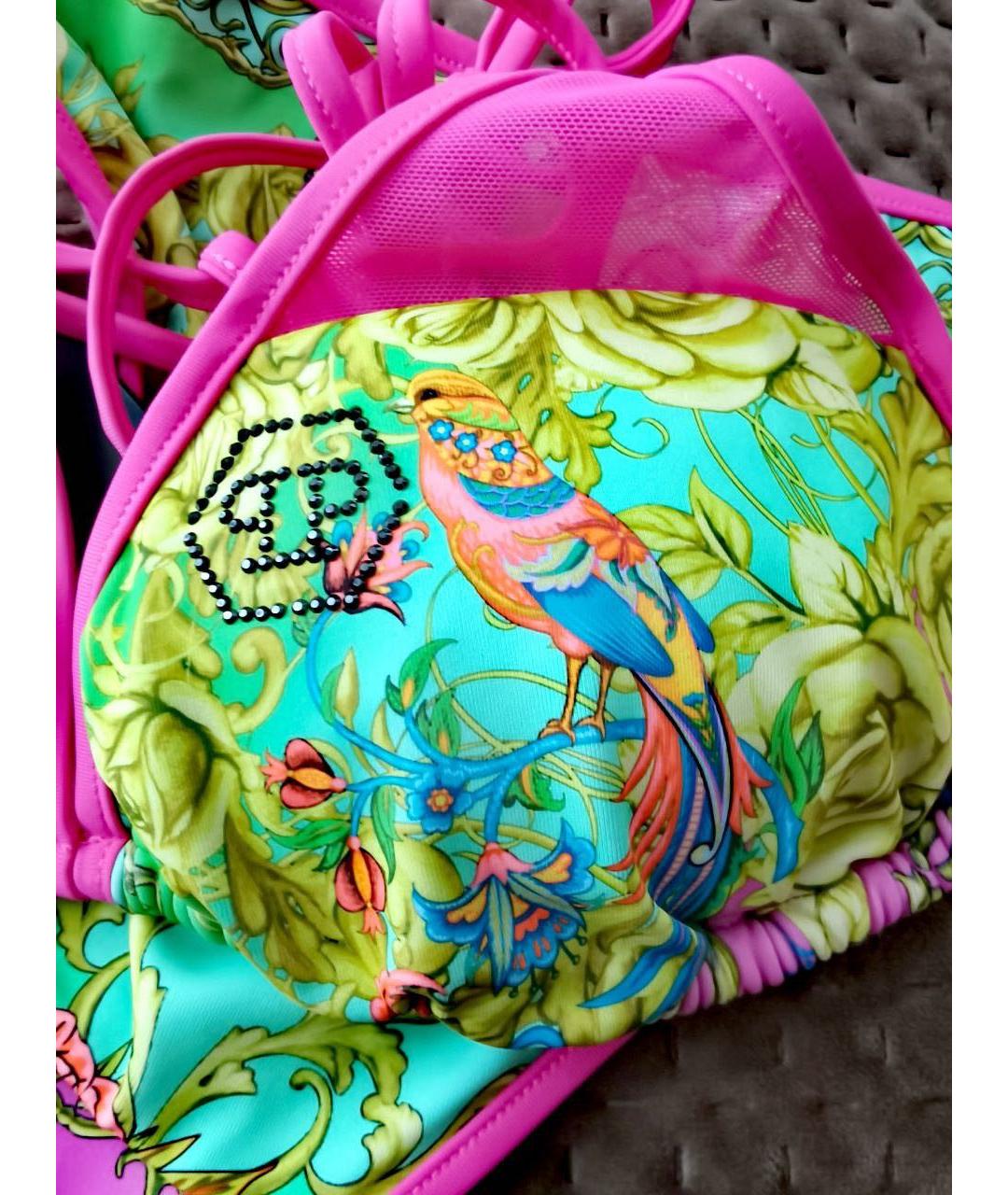 PHILIPP PLEIN Мульти полиэстеровый купальник, фото 7