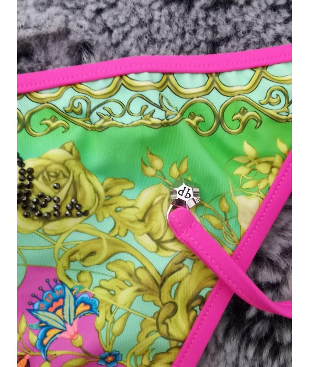 PHILIPP PLEIN Мульти полиэстеровый купальник, фото 3