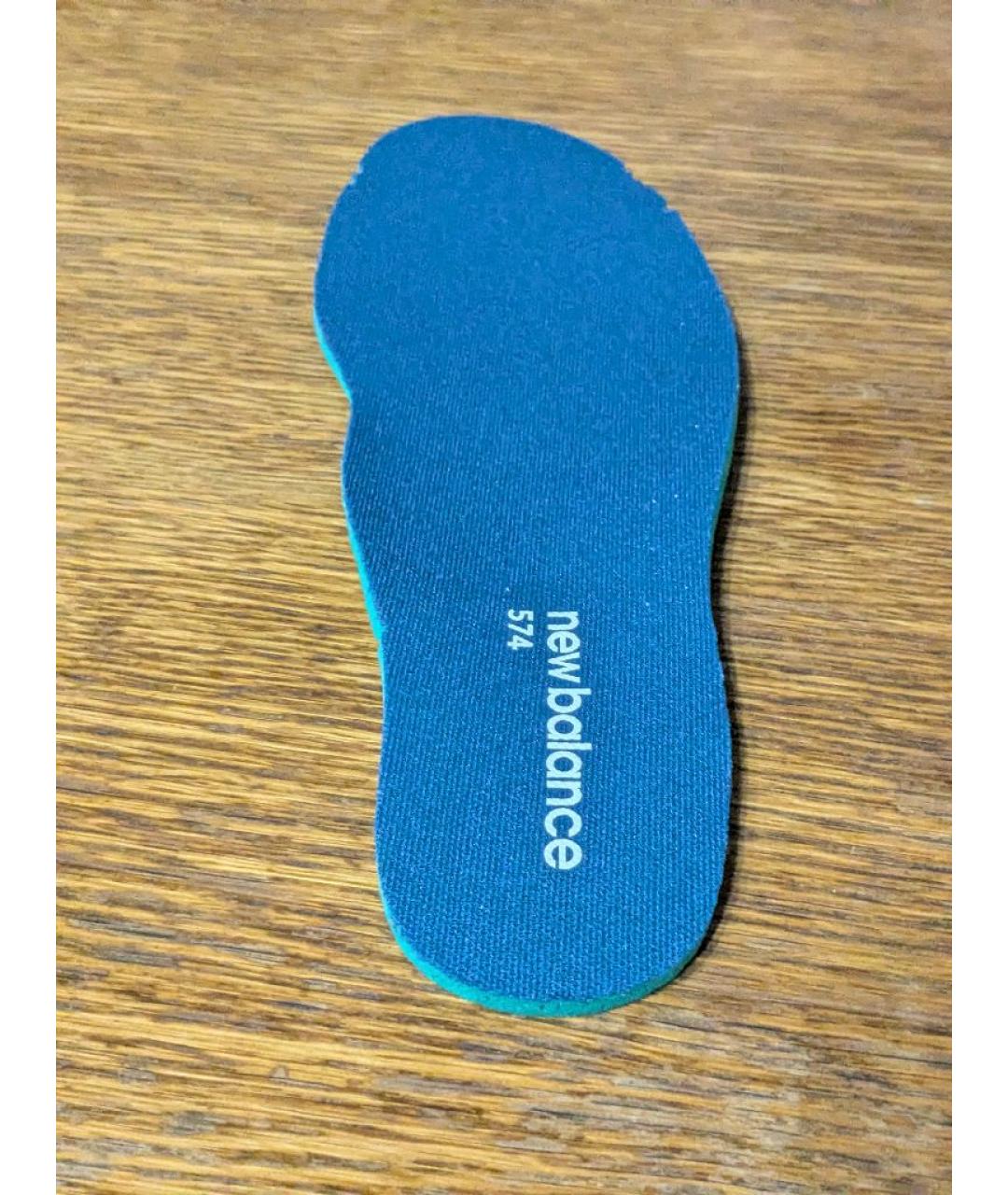 NEW BALANCE Синие замшевые низкие кроссовки / кеды, фото 6