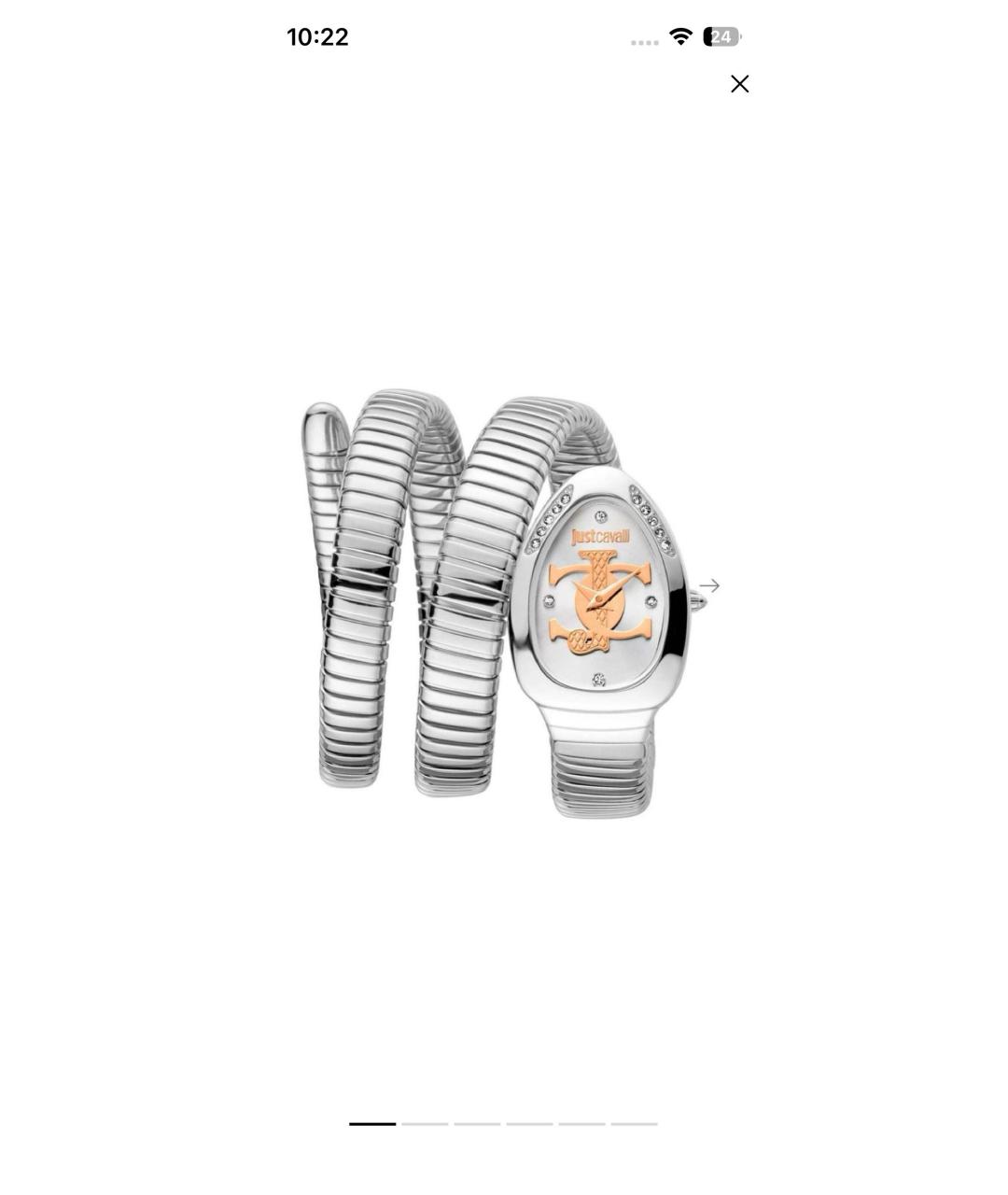 JUST CAVALLI Серебряные часы, фото 7