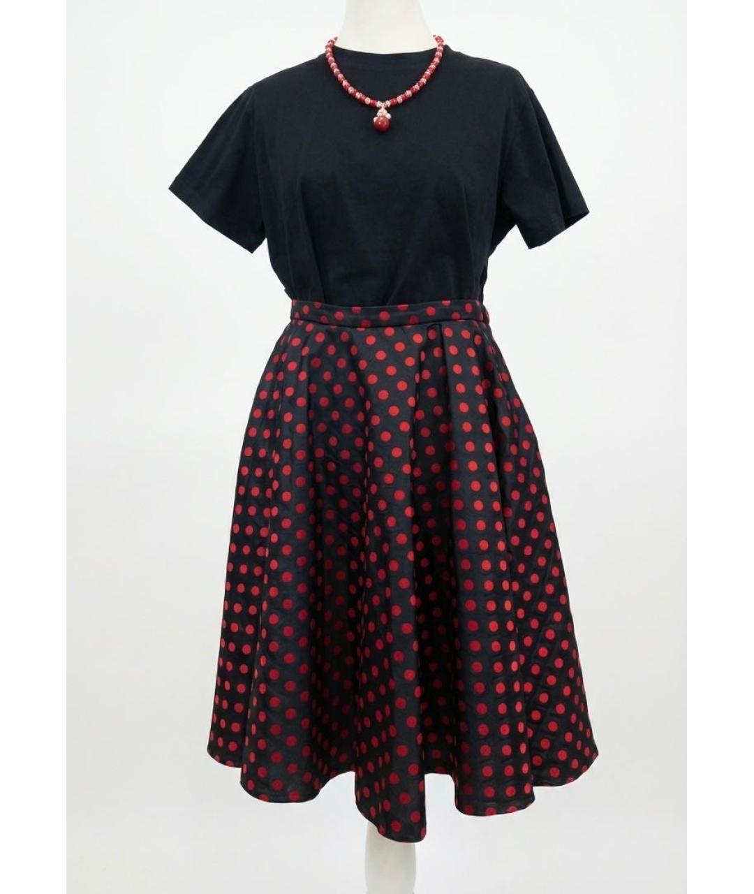 MIU MIU Мульти полиэстеровая юбка миди, фото 2