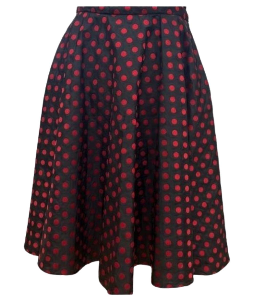 MIU MIU Мульти полиэстеровая юбка миди, фото 1