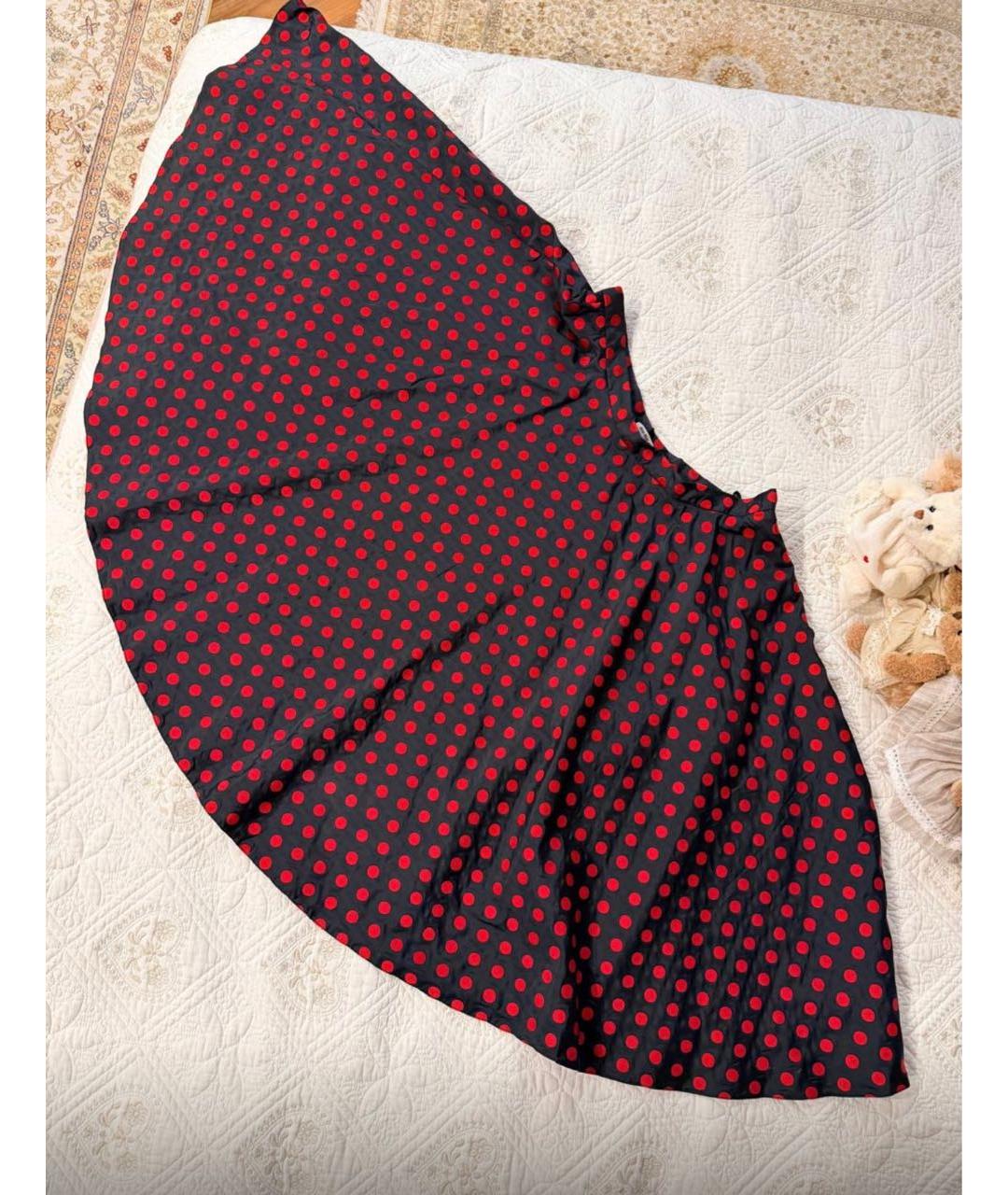 MIU MIU Мульти полиэстеровая юбка миди, фото 5