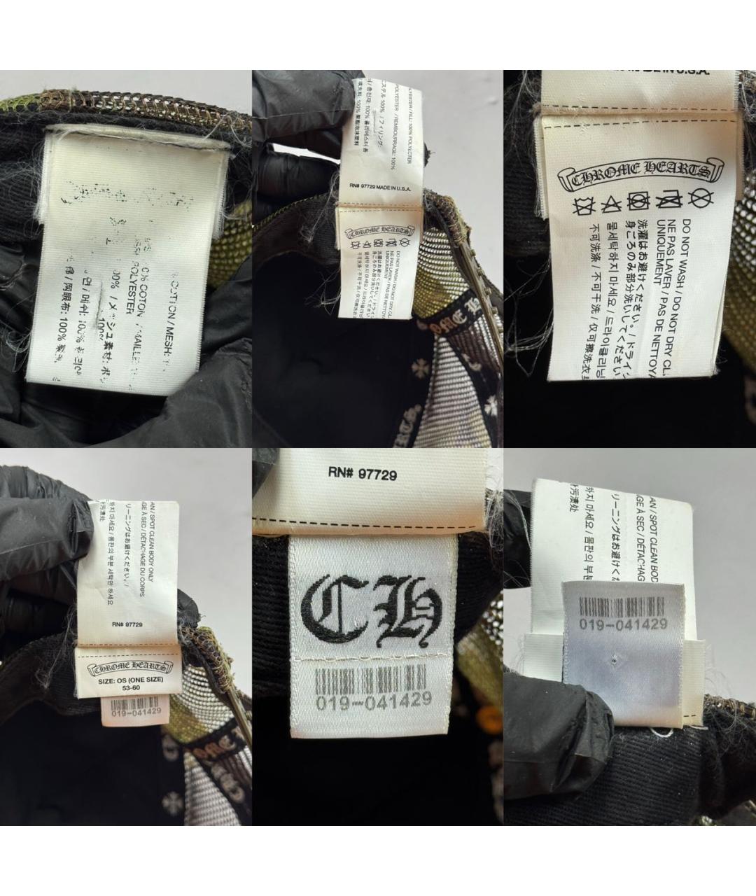 CHROME HEARTS Мульти хлопковая кепка/бейсболка, фото 7