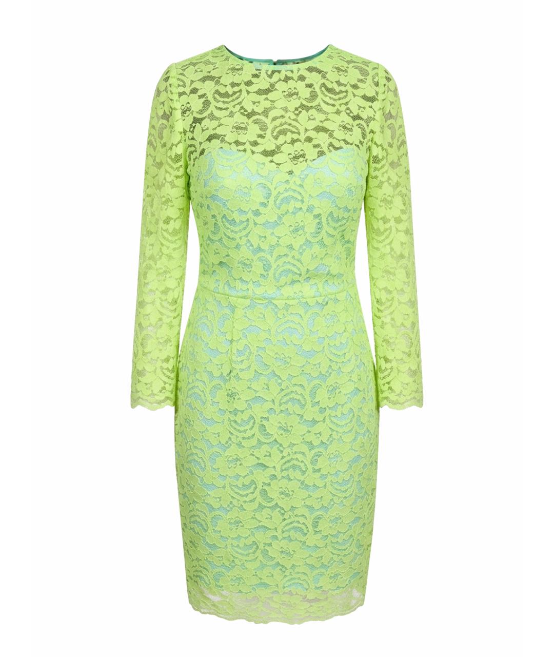 ROBERTO CAVALLI Зеленые вискозное повседневное платье, фото 1
