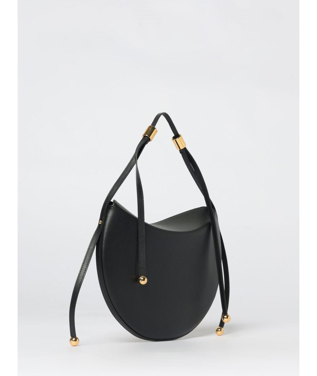 FURLA Черная кожаная сумка с короткими ручками, фото 2