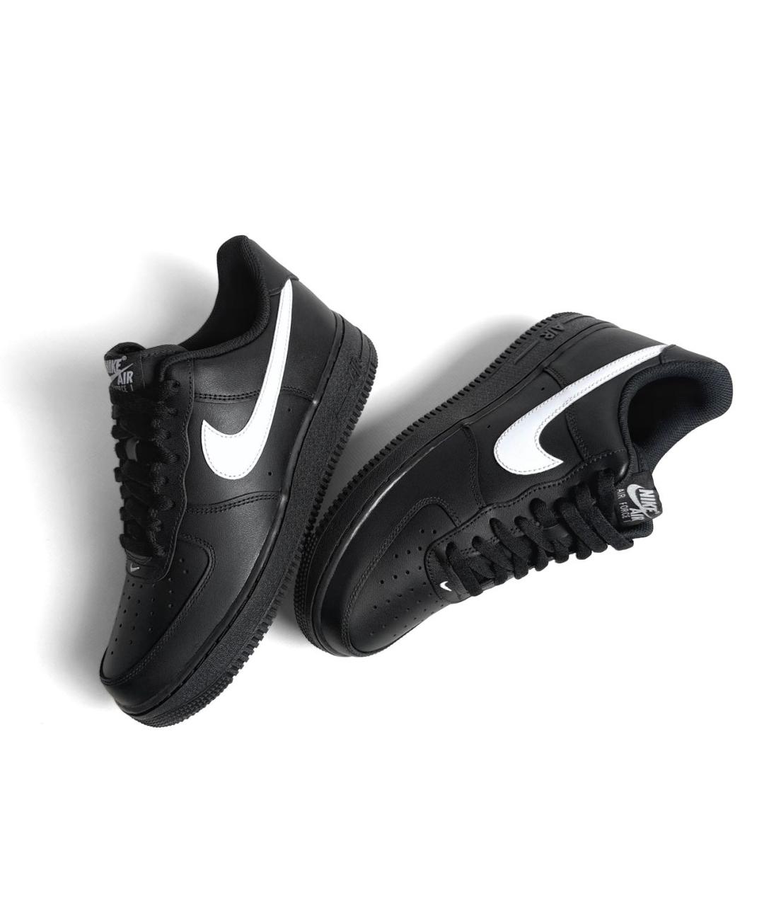 NIKE Черные низкие кроссовки / кеды, фото 3