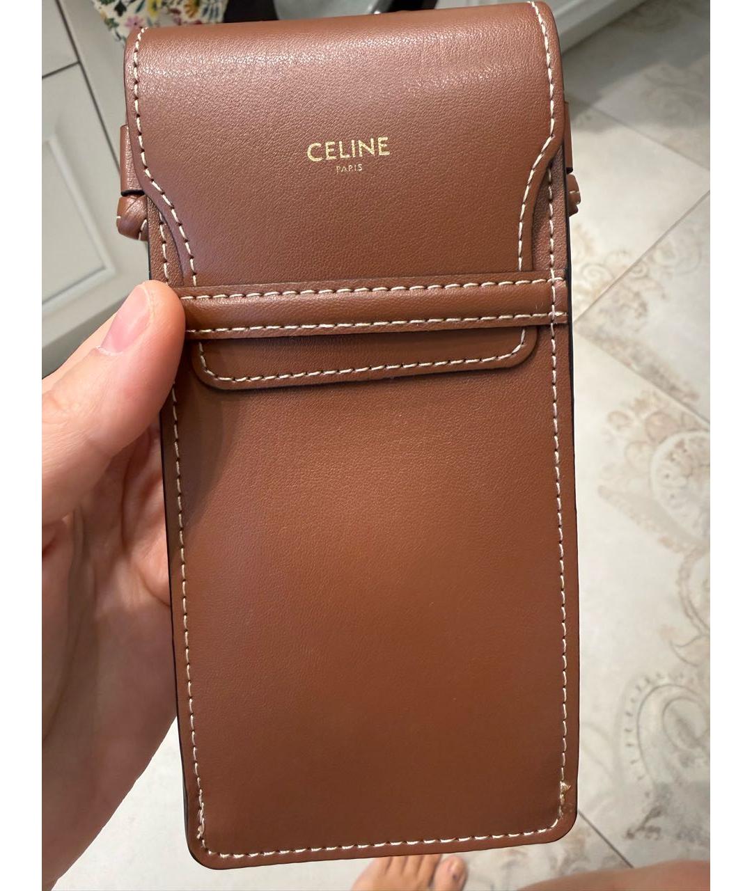 CELINE Серебряные металлические солнцезащитные очки, фото 6