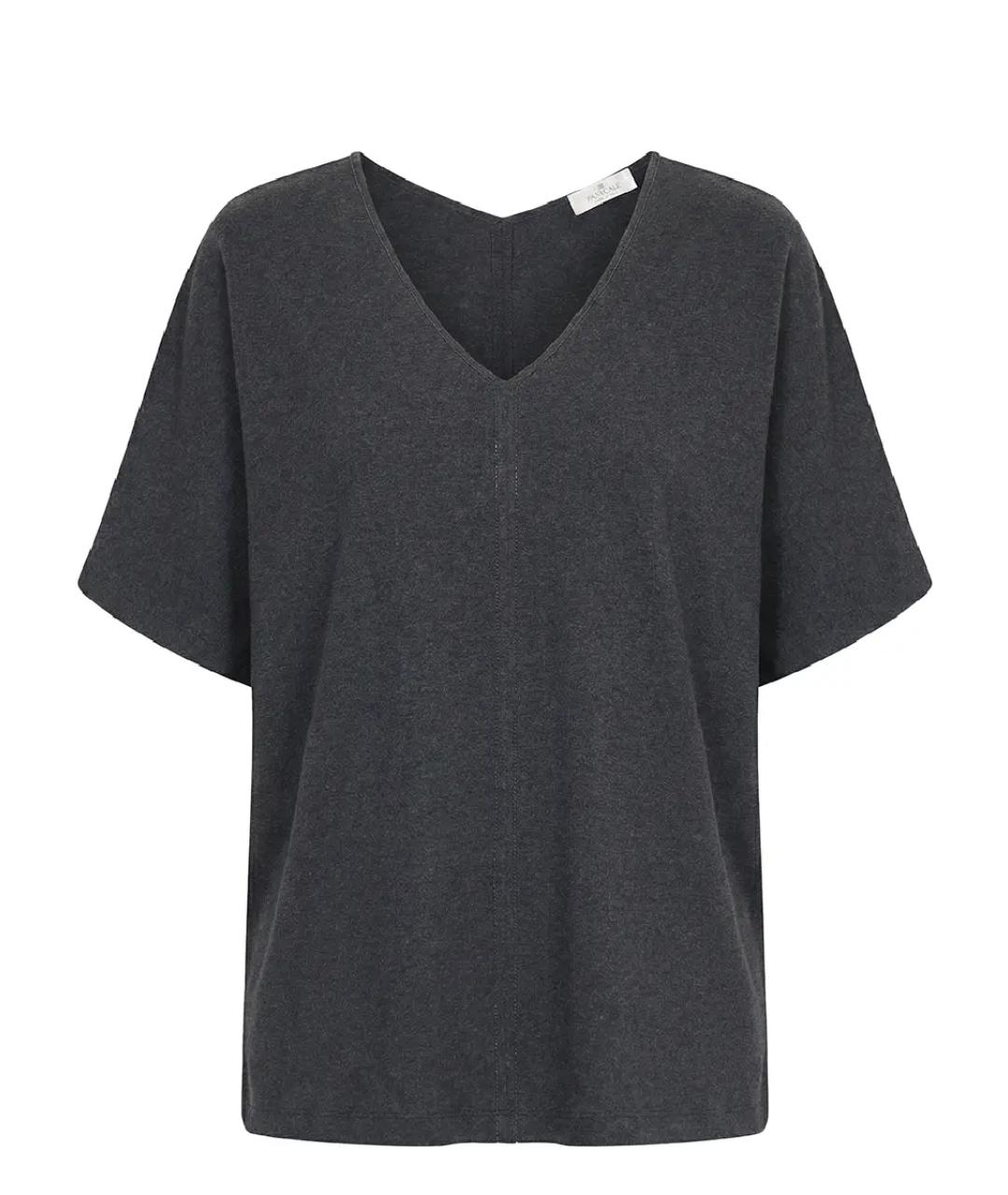 PANICALE Серая хлопковая футболка, фото 1