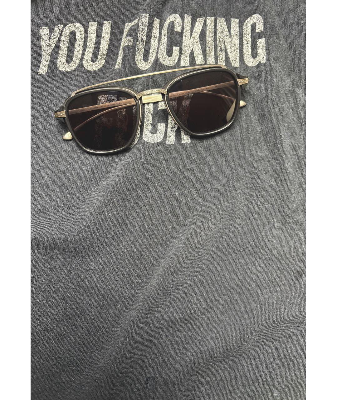 MATSUDA Черные солнцезащитные очки, фото 4