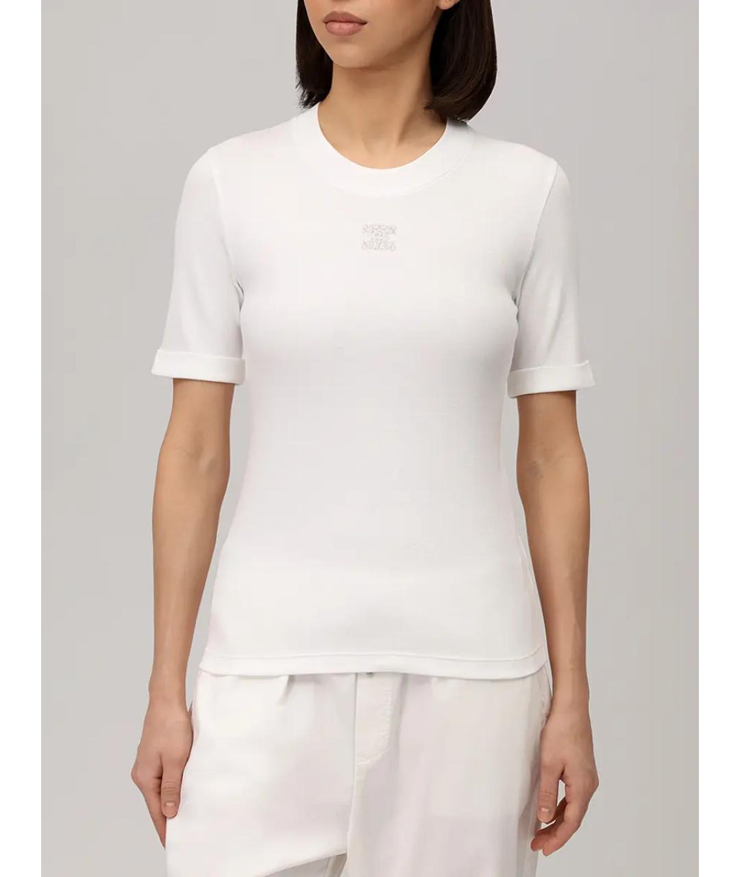 PANICALE Белая хлопковая футболка, фото 4