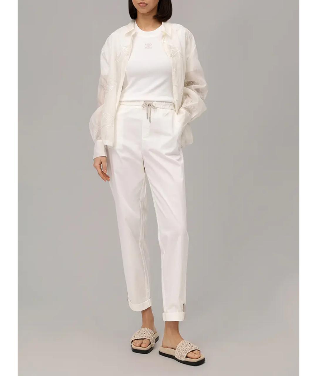 PANICALE Белая хлопковая футболка, фото 2