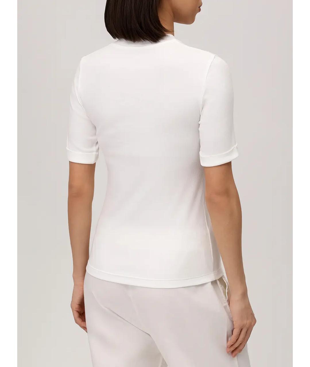 PANICALE Белая хлопковая футболка, фото 3