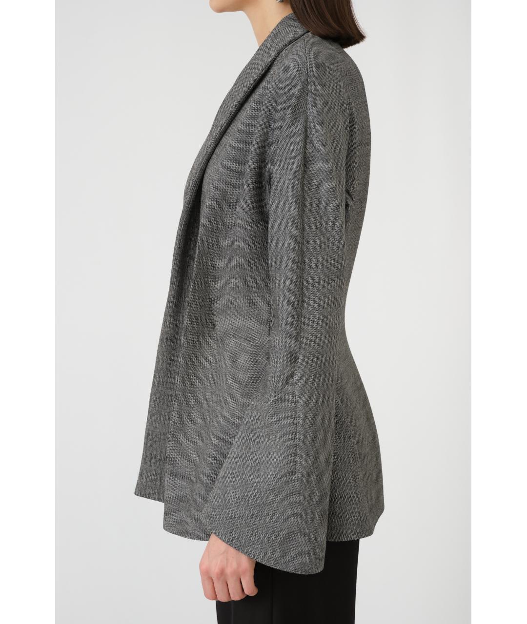 MAGDA BUTRYM Серый шерстяной жакет/пиджак, фото 4