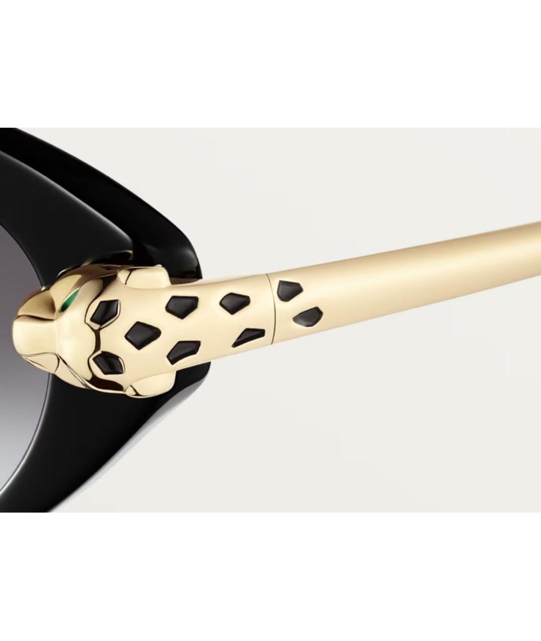 CARTIER Золотые металлические солнцезащитные очки, фото 3