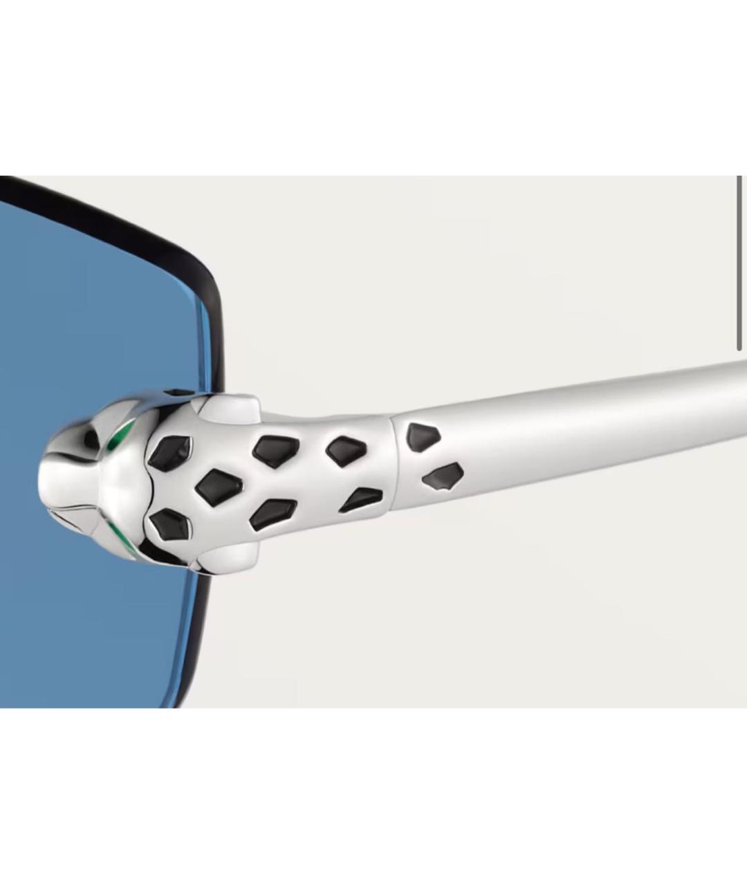 CARTIER Серебряные металлические солнцезащитные очки, фото 4