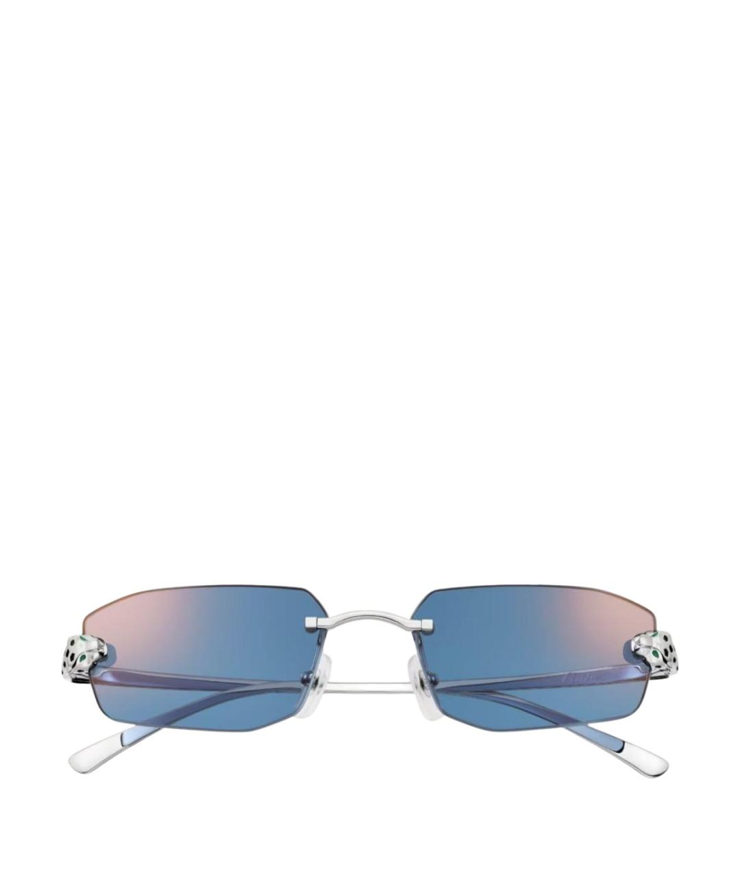 CARTIER Серебряные металлические солнцезащитные очки, фото 1