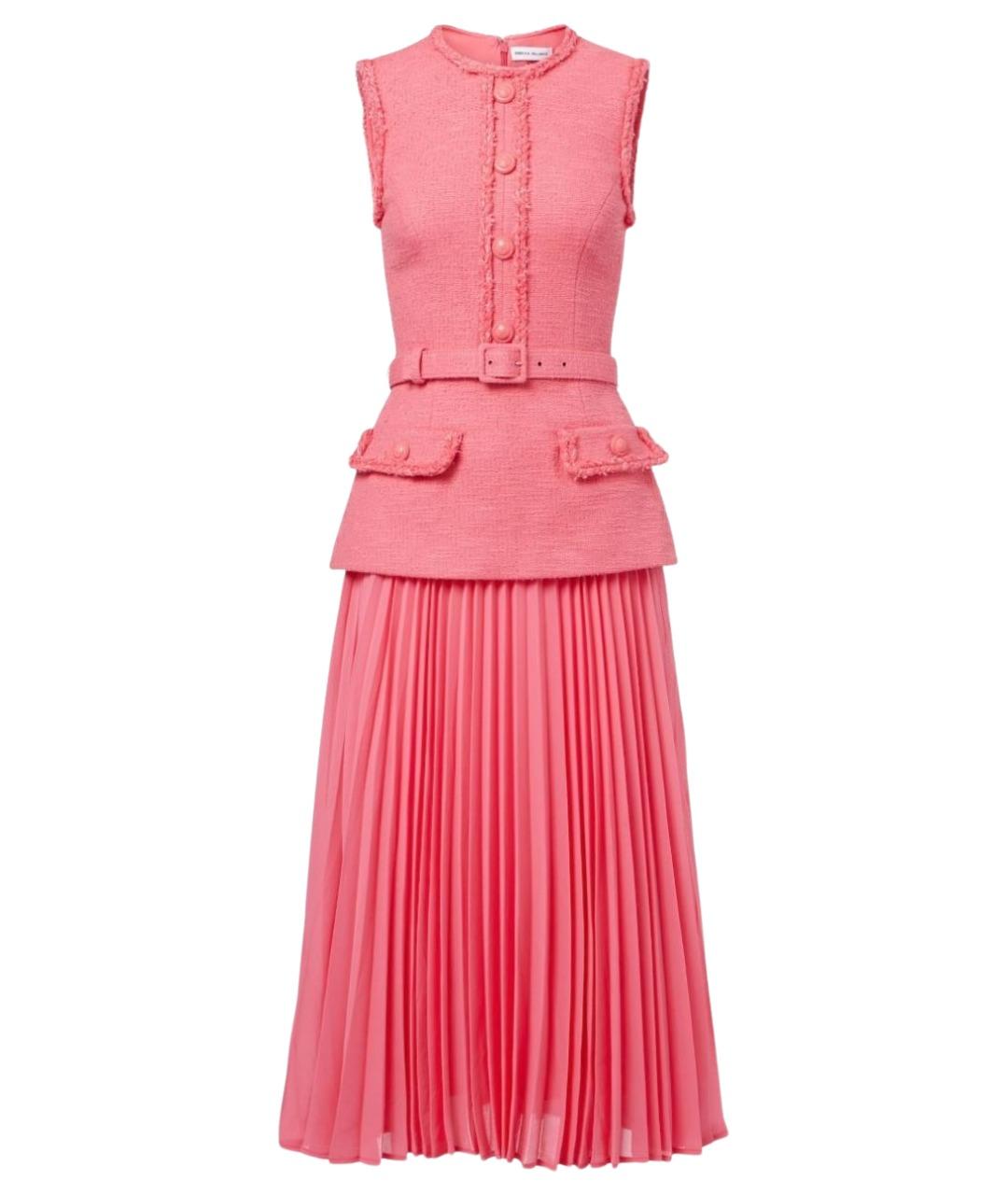 REBECCA VALLANCE Розовое полиэстеровое коктейльное платье, фото 1