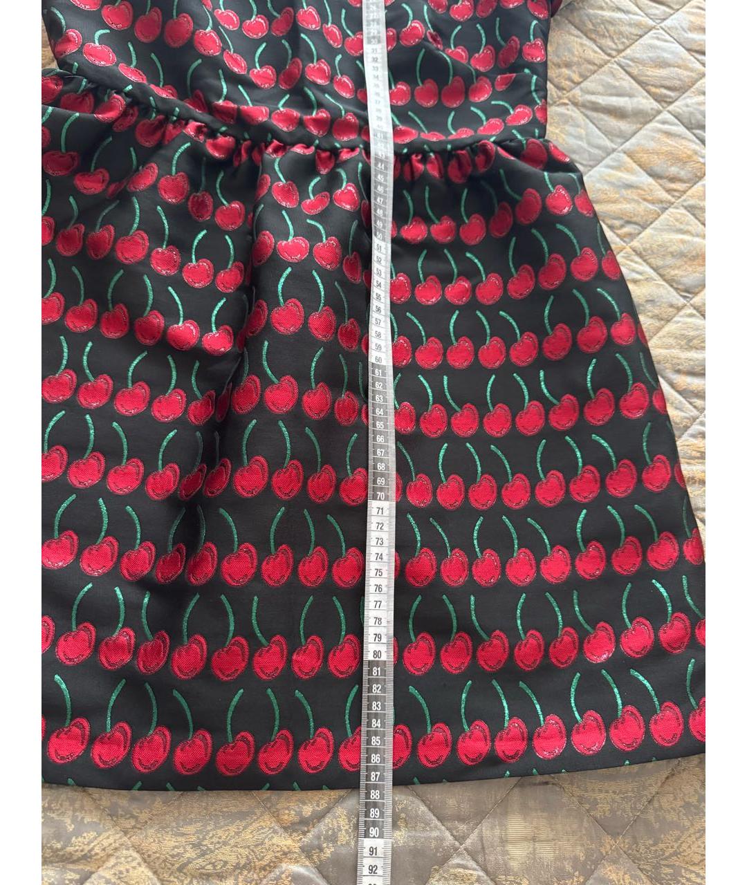 RED VALENTINO Мульти полиэстеровое коктейльное платье, фото 7