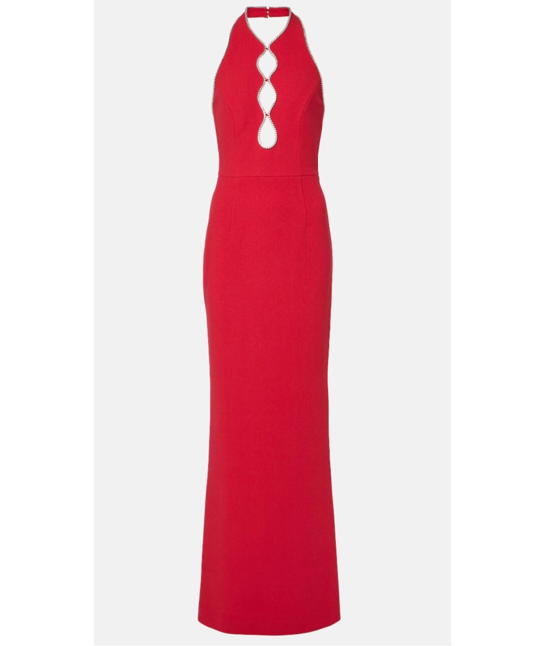 REBECCA VALLANCE Красное полиэстеровое вечернее платье, фото 6