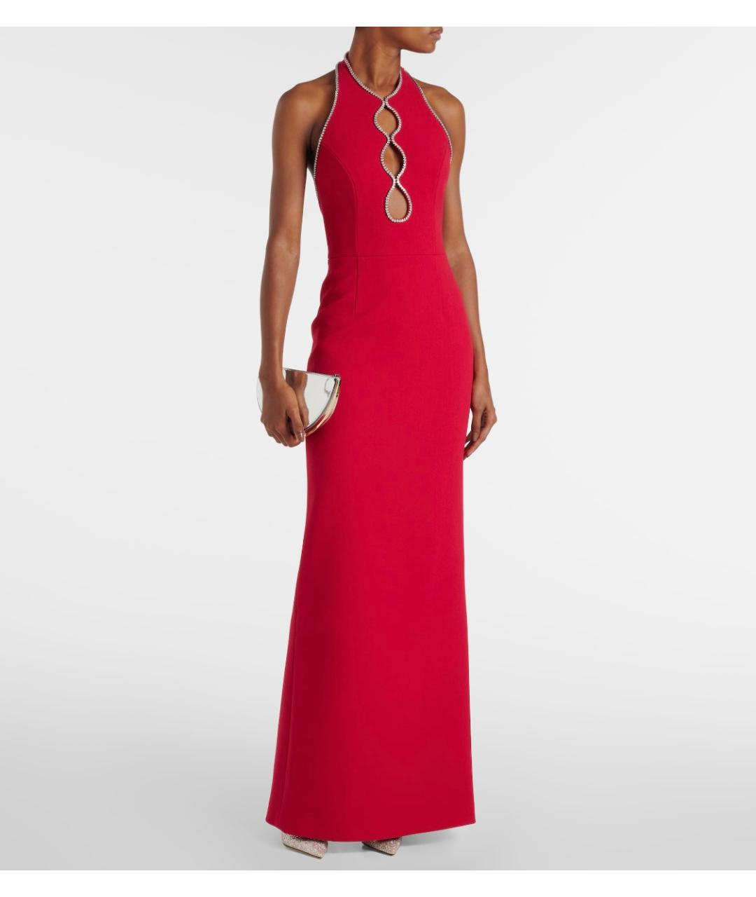 REBECCA VALLANCE Красное полиэстеровое вечернее платье, фото 2