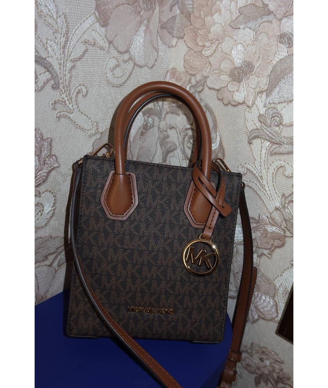 MICHAEL KORS Коричневая сумка через плечо, фото 5