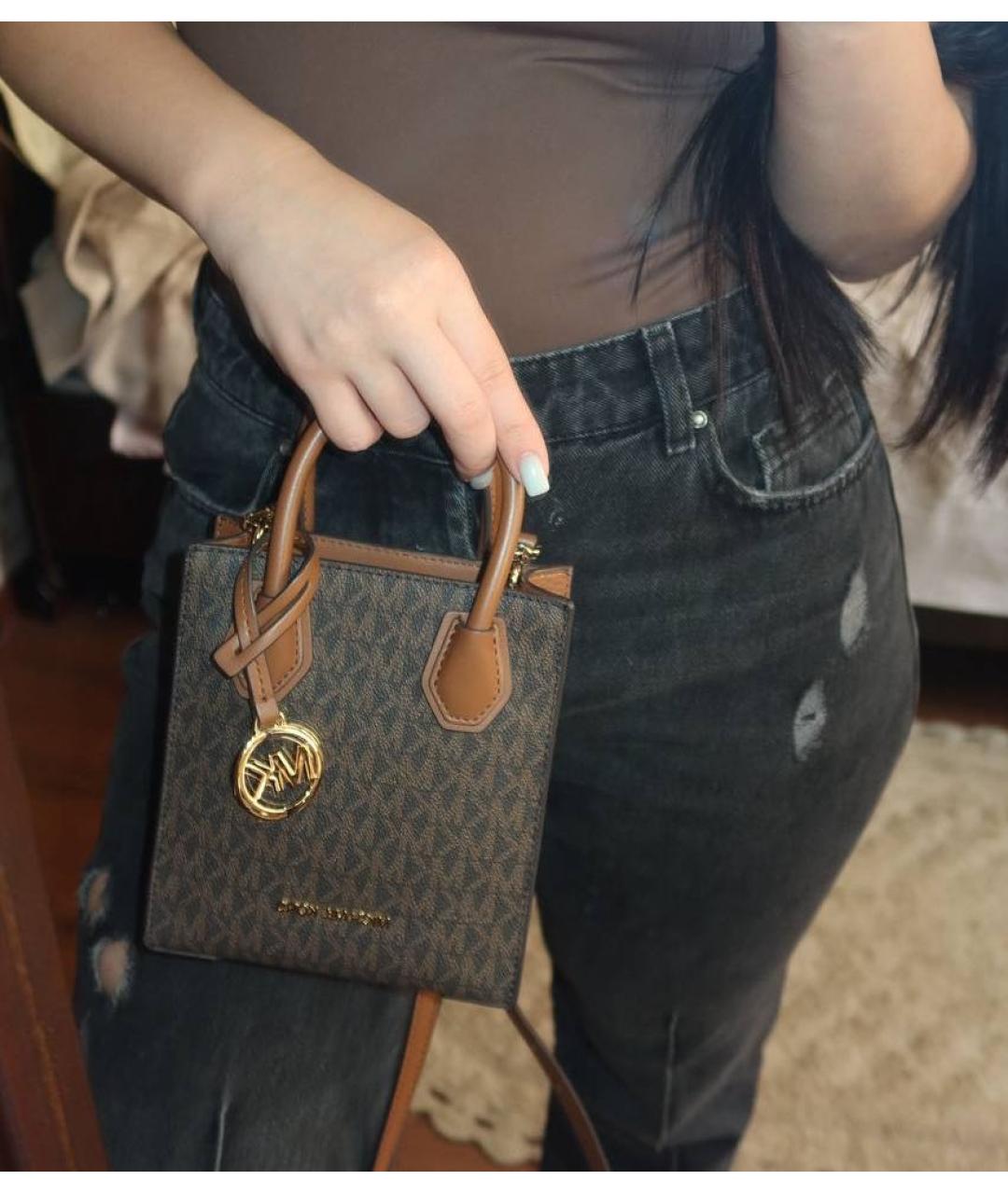 MICHAEL KORS Коричневая сумка через плечо, фото 4