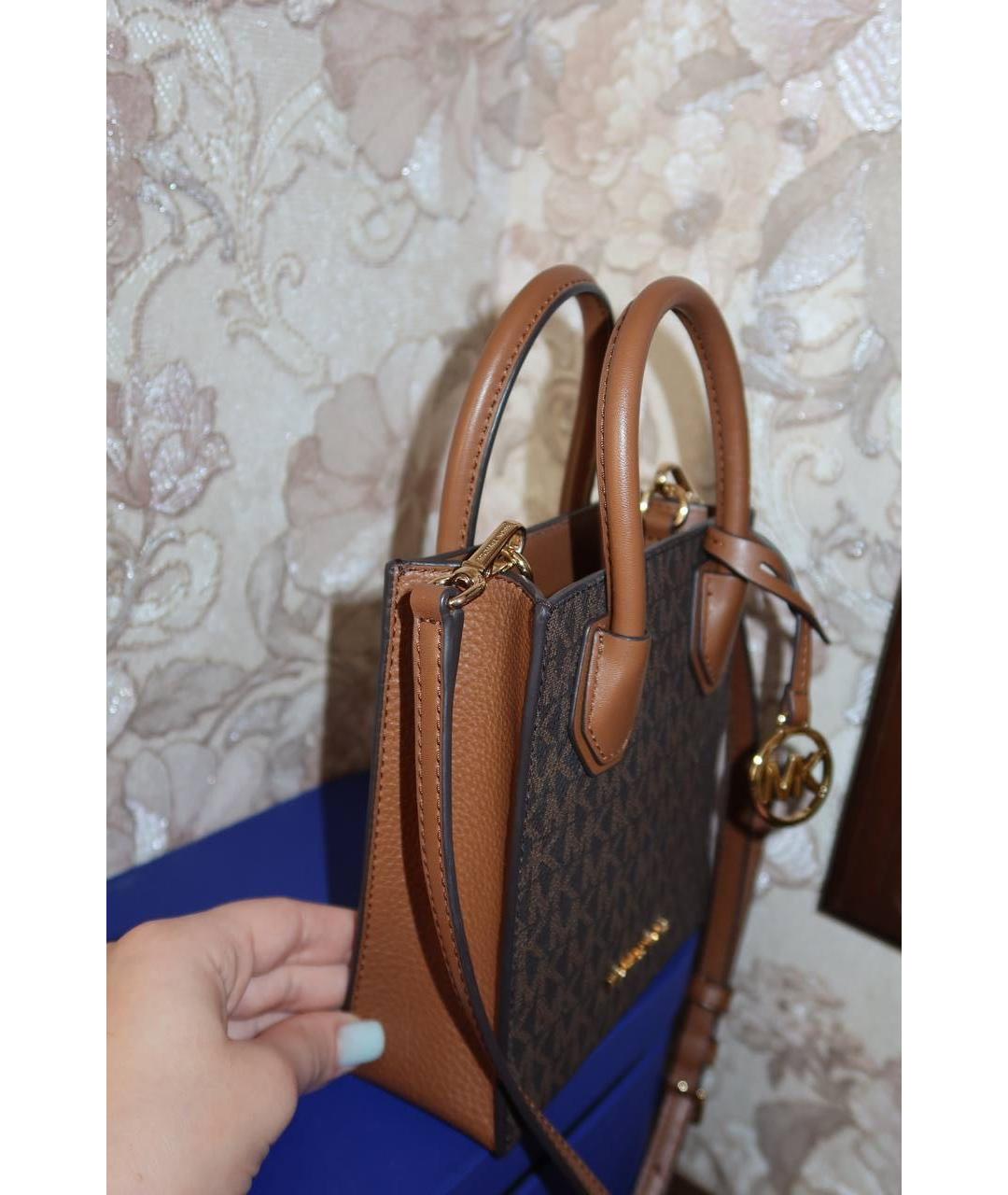 MICHAEL KORS Коричневая сумка через плечо, фото 2