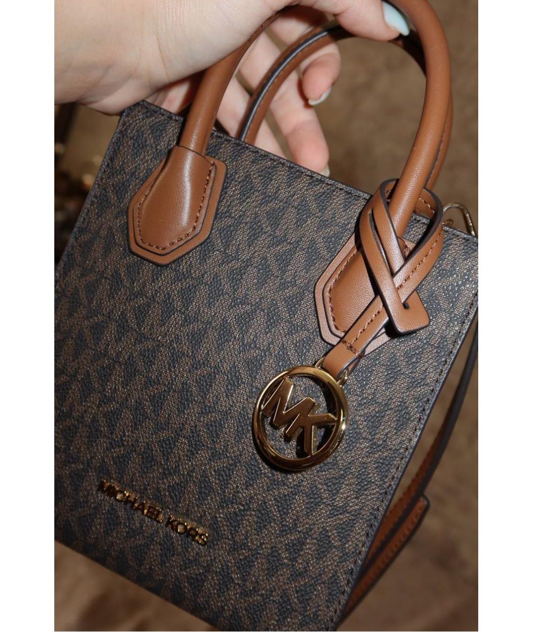 MICHAEL KORS Коричневая сумка через плечо, фото 3