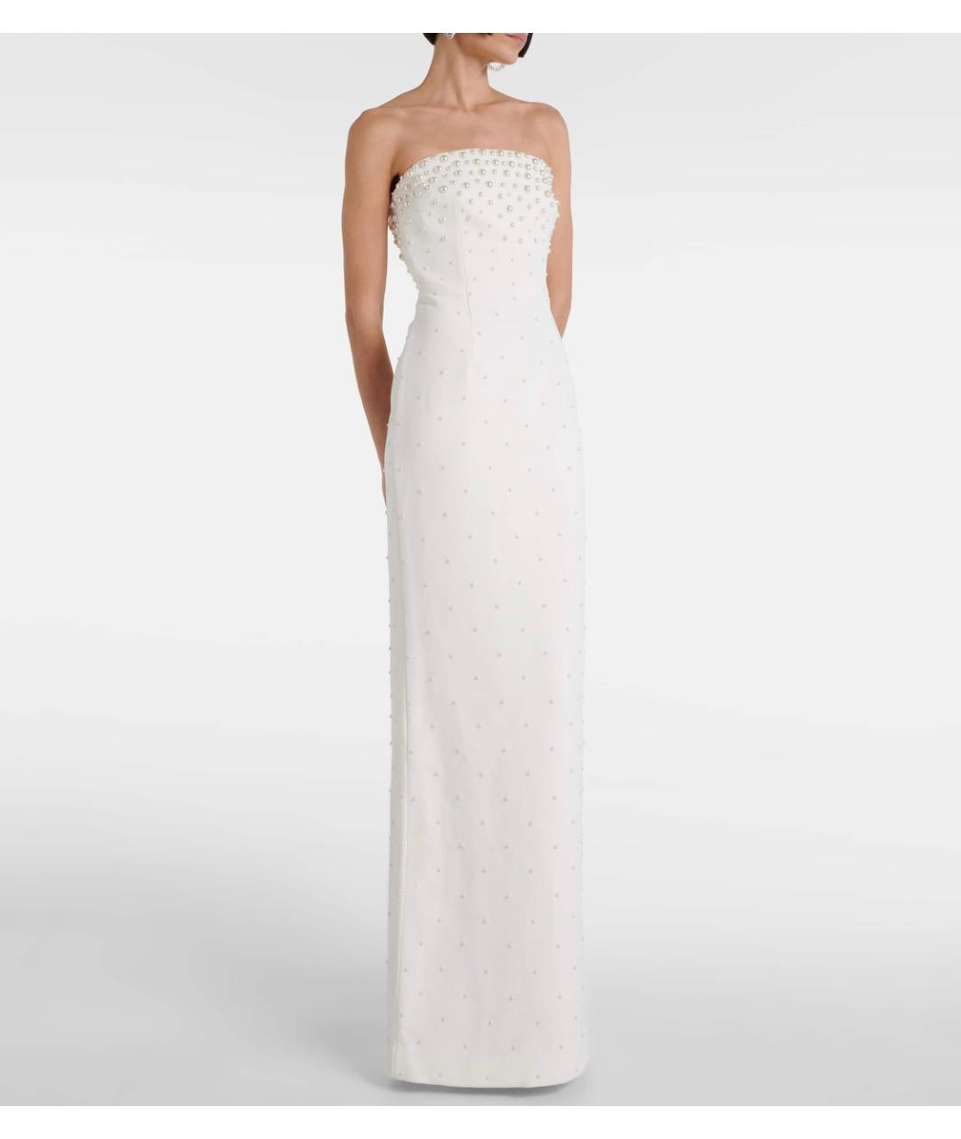 REBECCA VALLANCE Белое полиэстеровое вечернее платье, фото 2