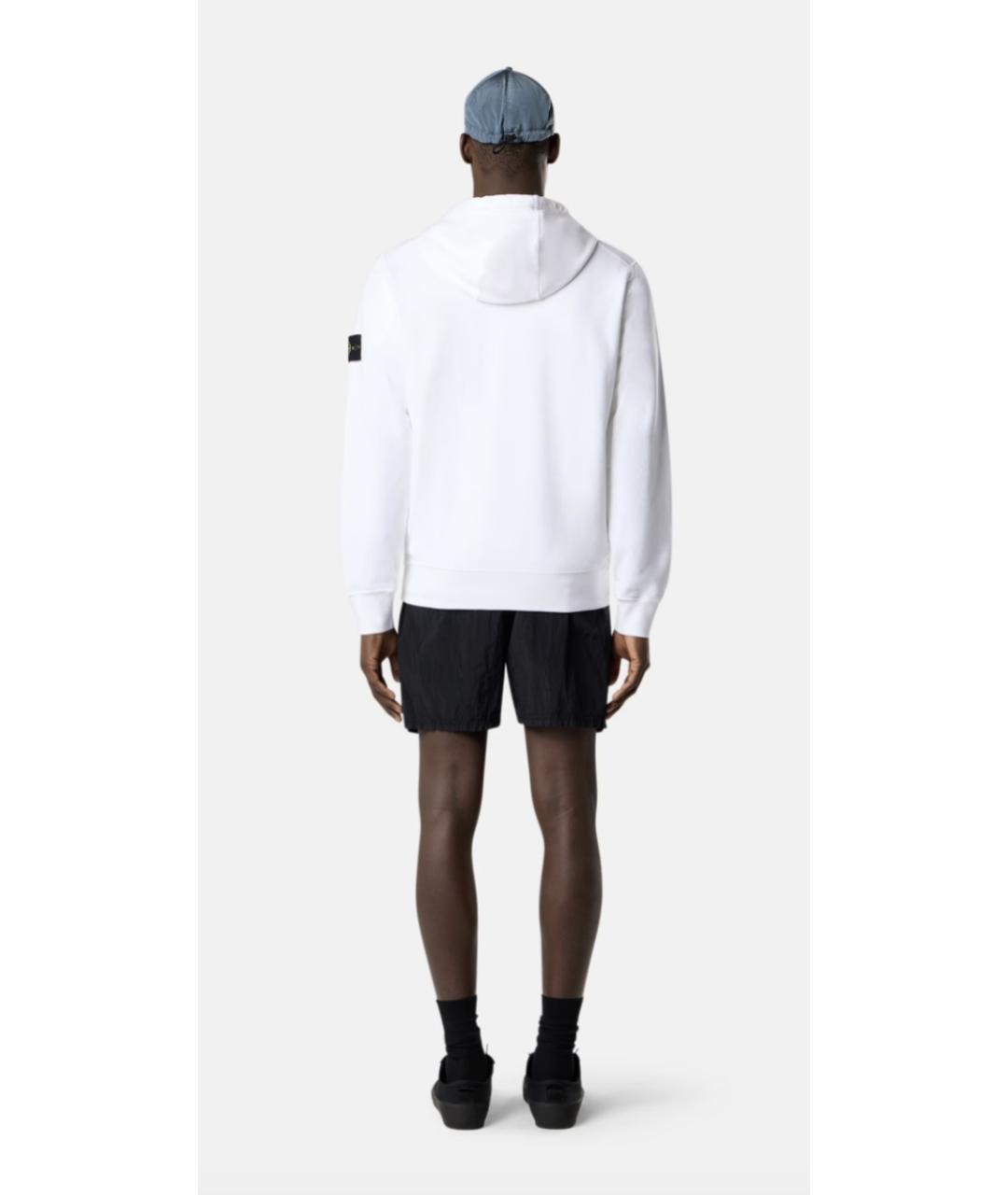 STONE ISLAND Черные полиамидовые шорты, фото 5