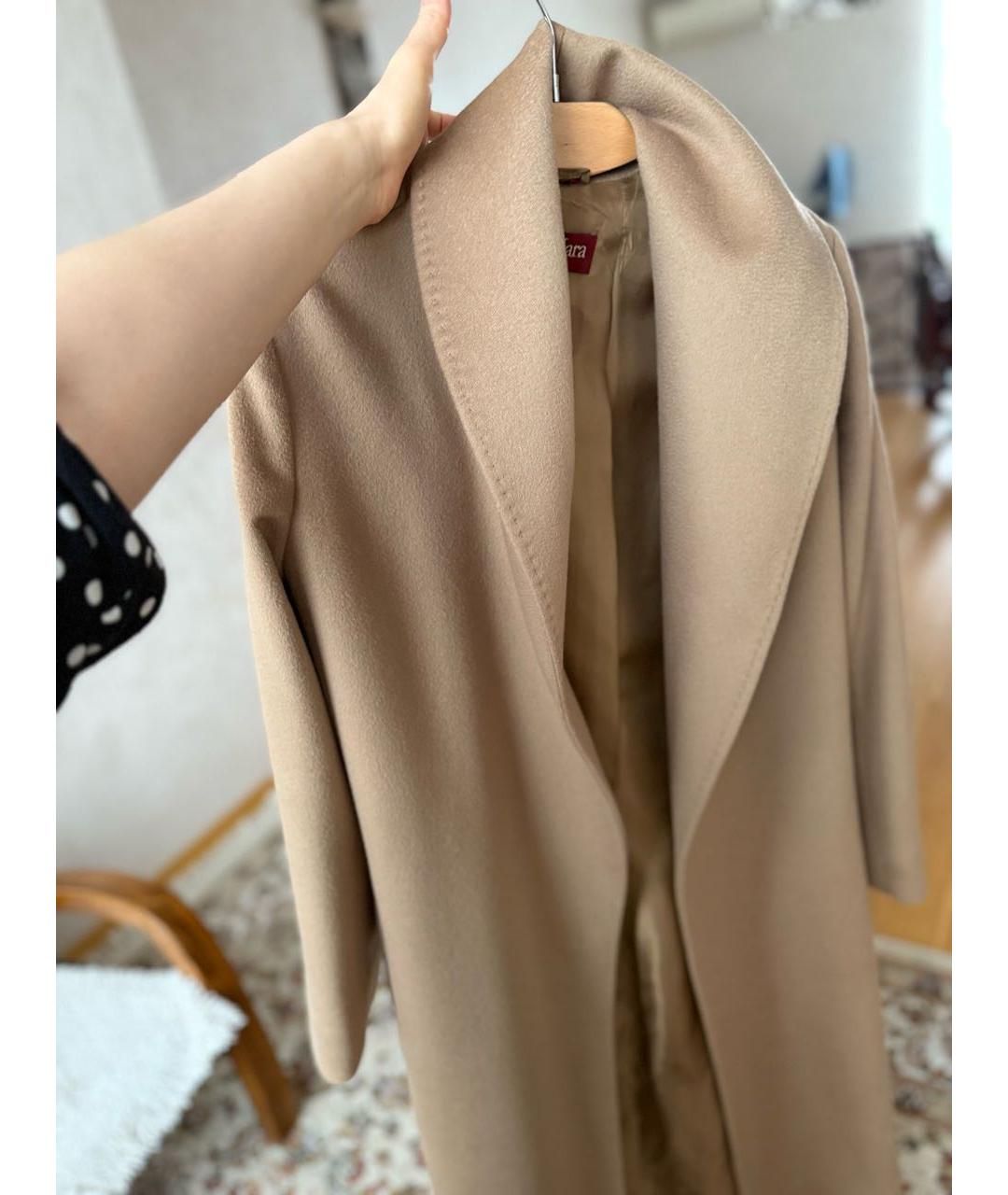 MAX MARA STUDIO Коричневое пальто, фото 3