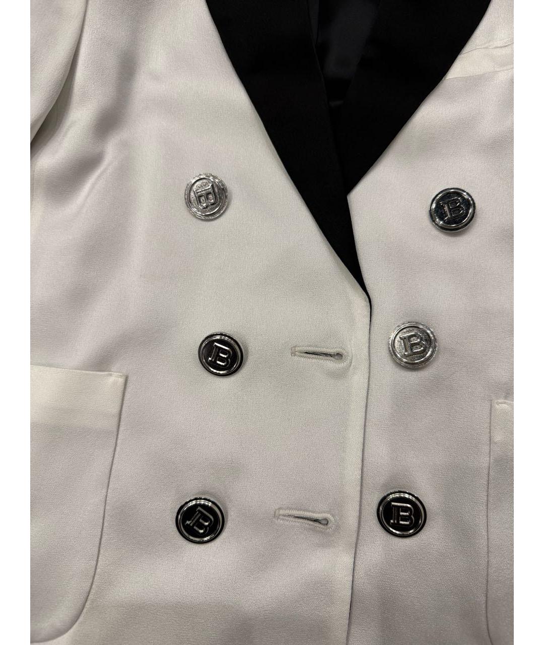 BALMAIN Белый полиэстеровый жакет / жилет, фото 3