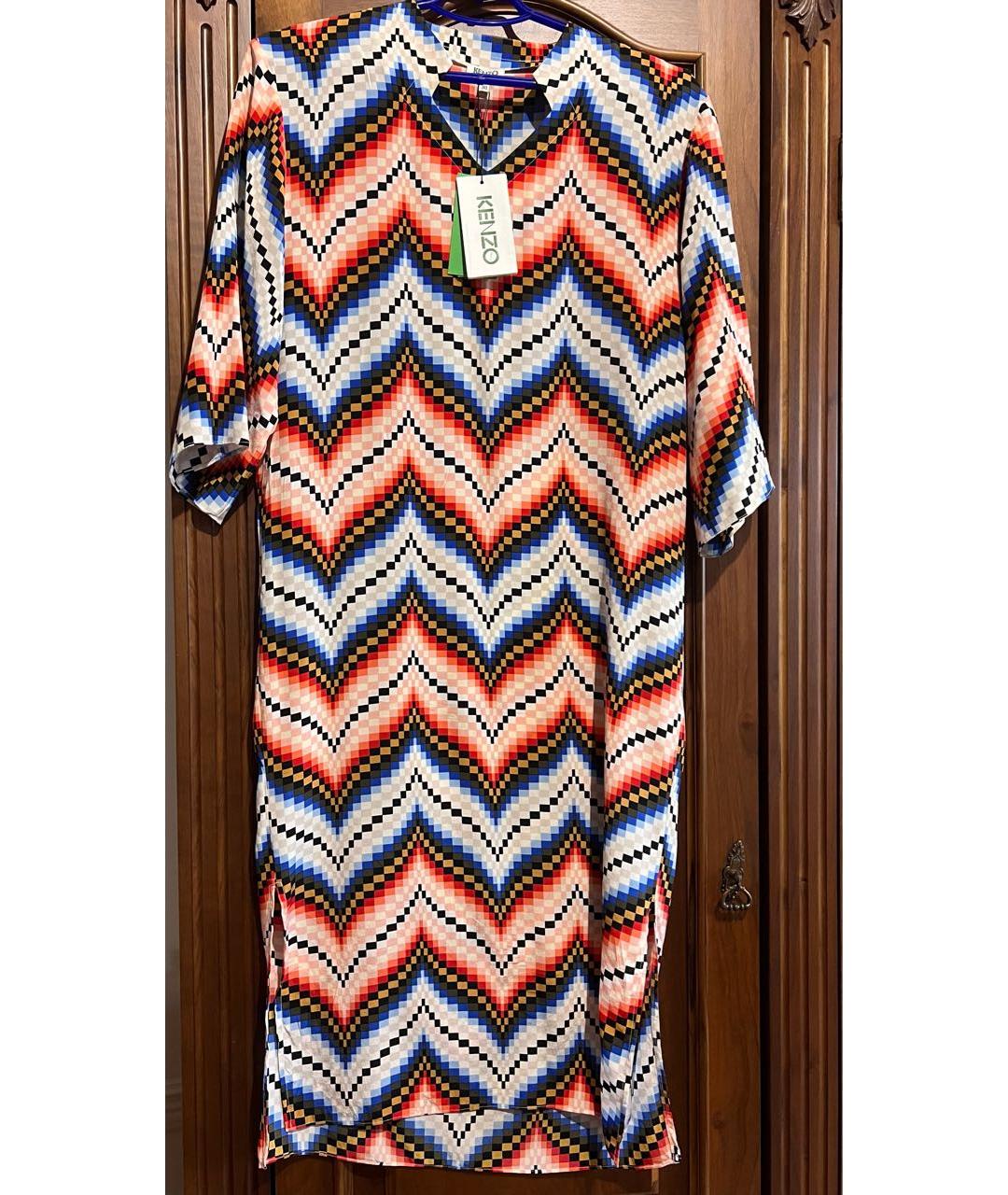 KENZO Коралловое повседневное платье, фото 5