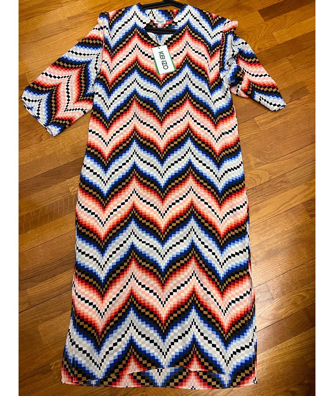 KENZO Коралловое повседневное платье, фото 6