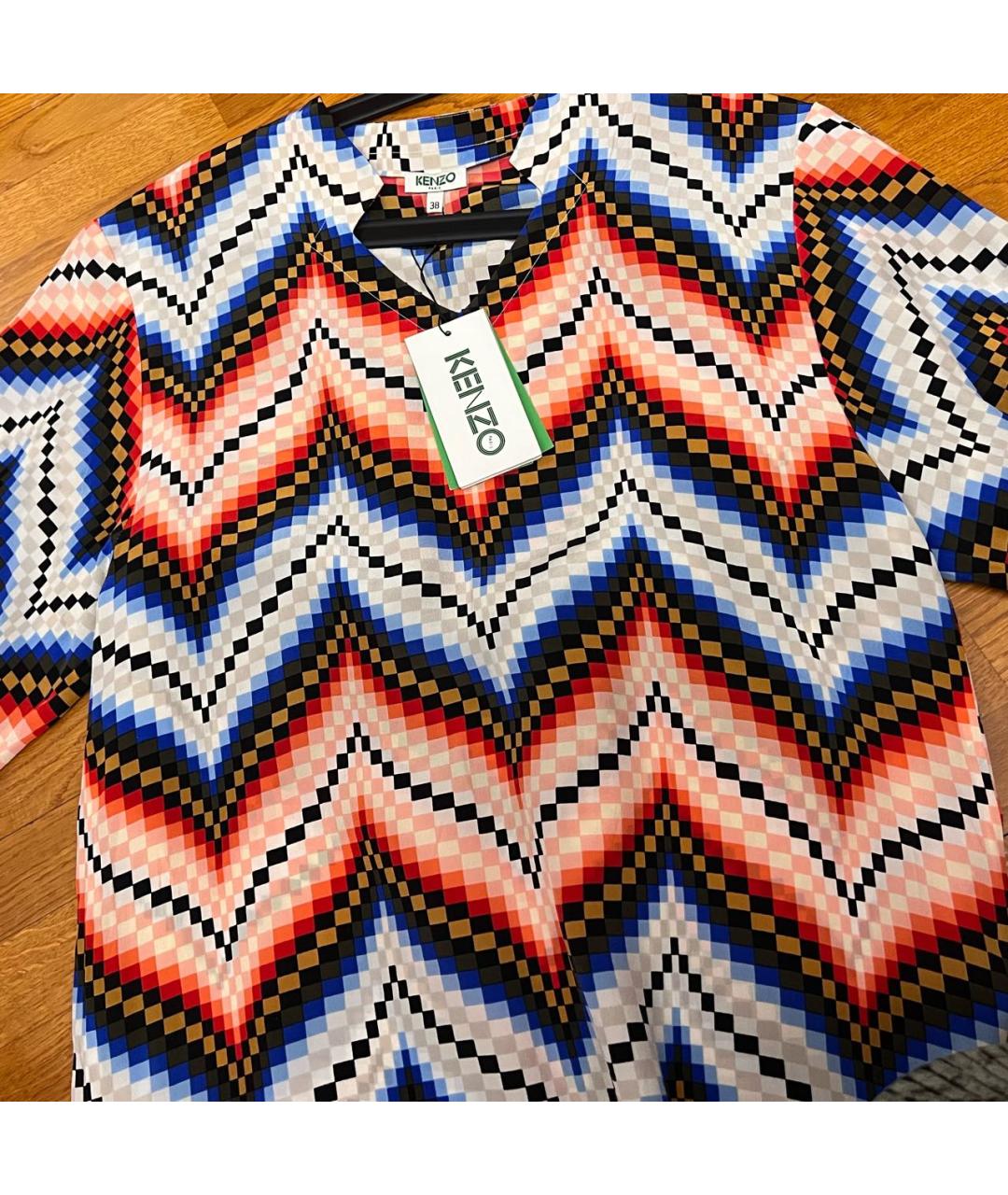 KENZO Коралловое повседневное платье, фото 3