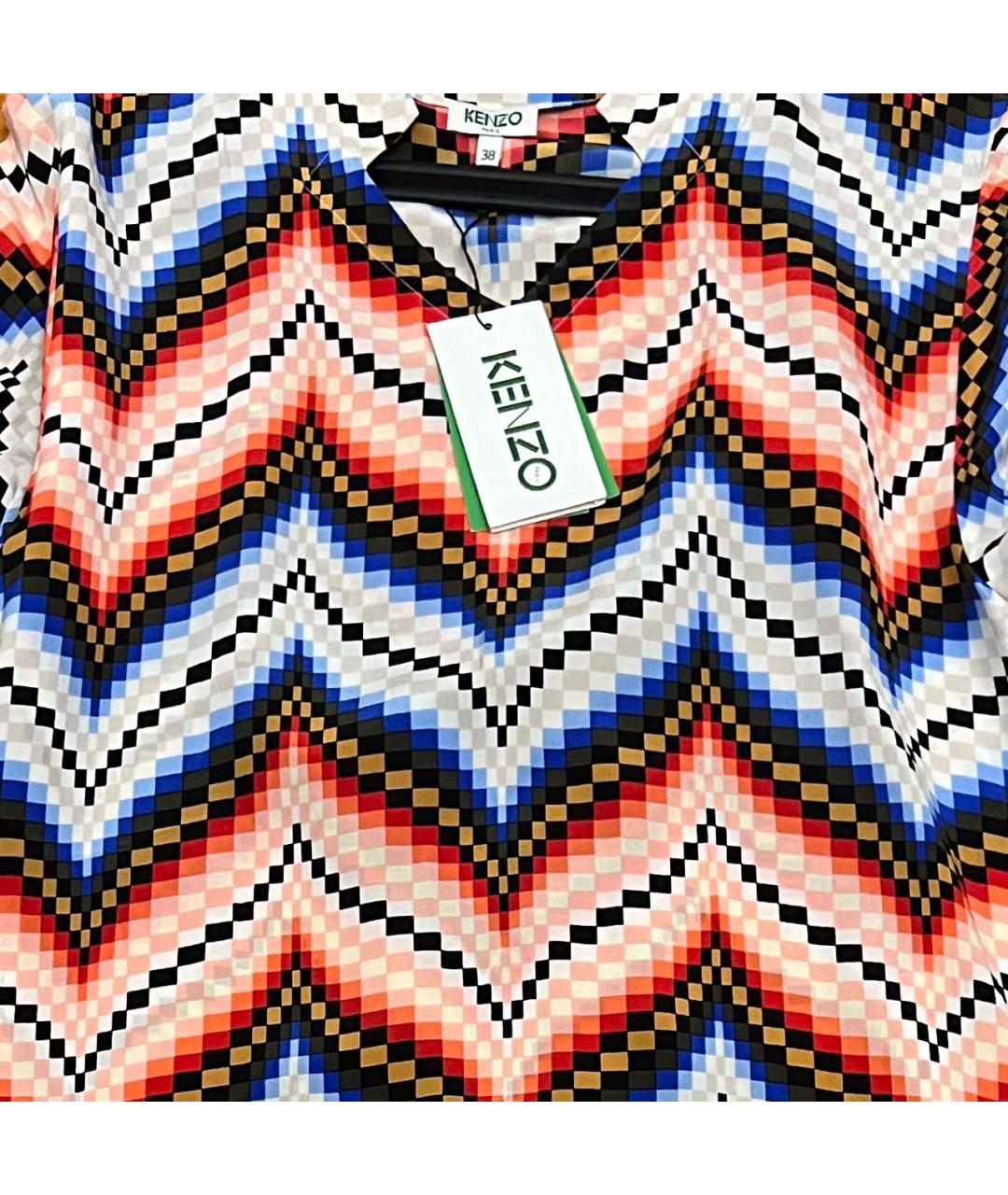 KENZO Коралловое повседневное платье, фото 4