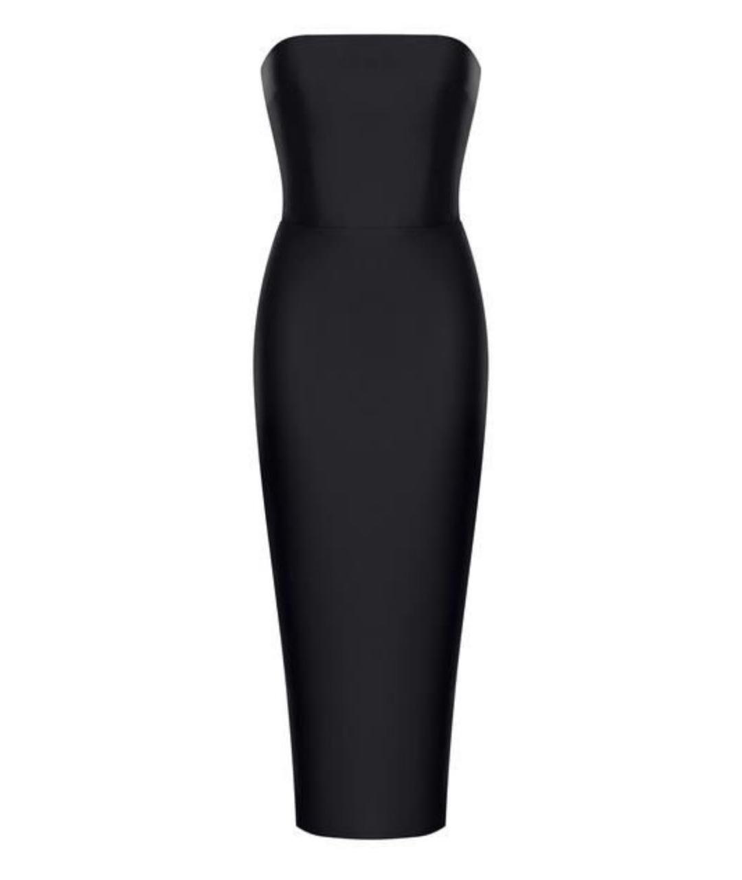 RASARIO Черное атласное вечернее платье, фото 5