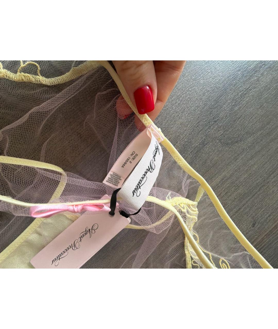 AGENT PROVOCATEUR Желтые трусы, фото 3