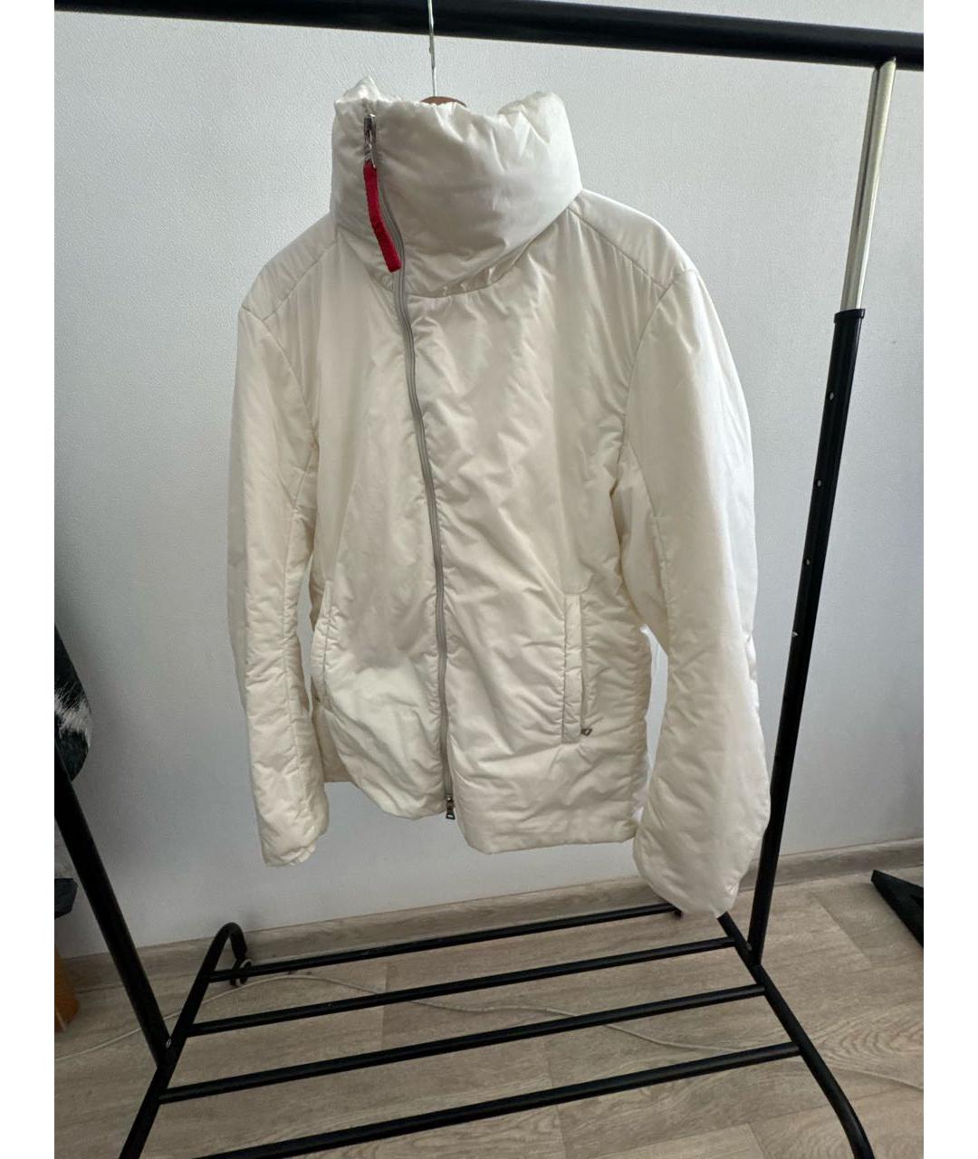 PRADA Белая полиамидовая куртка, фото 6