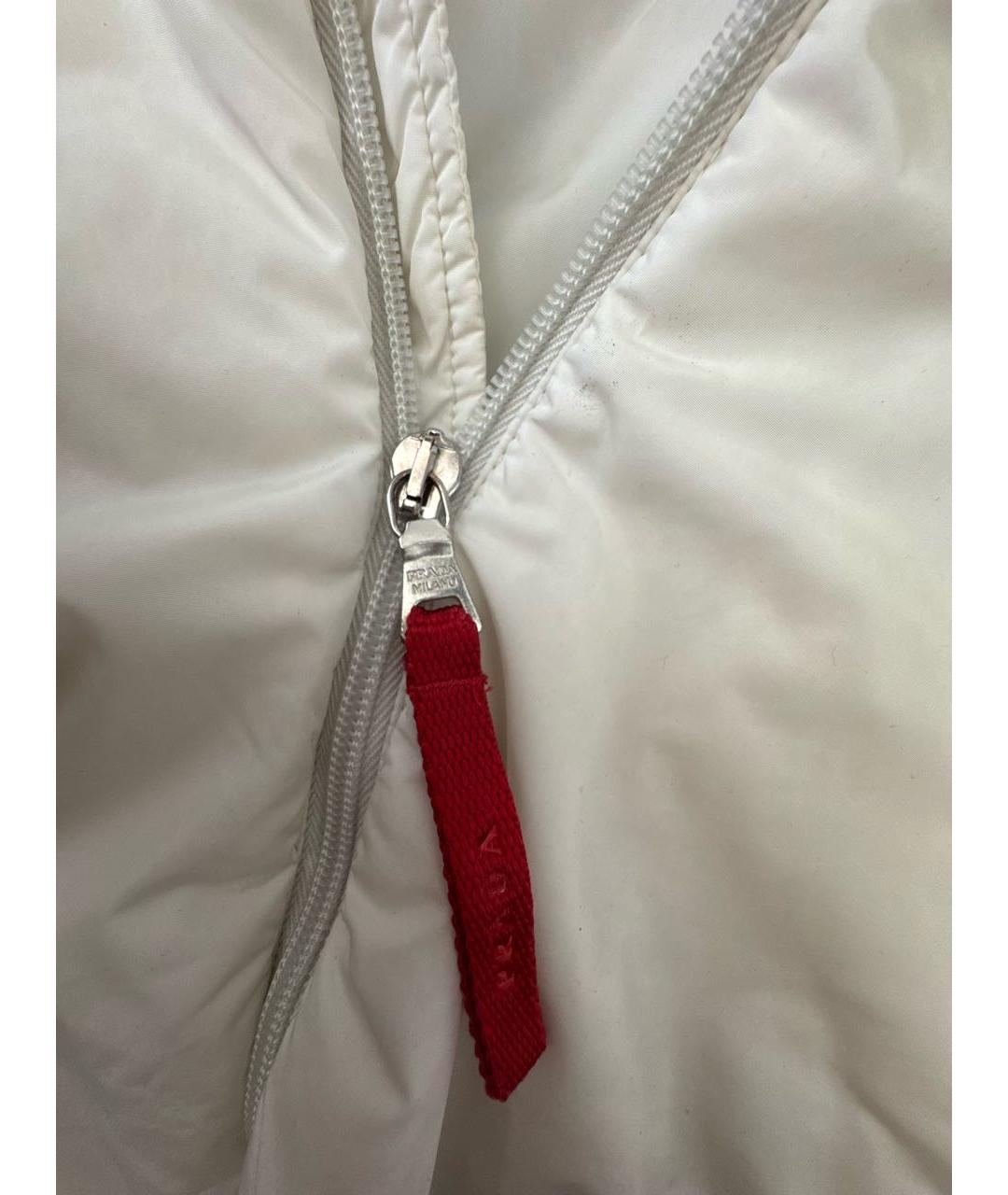 PRADA Белая полиамидовая куртка, фото 4