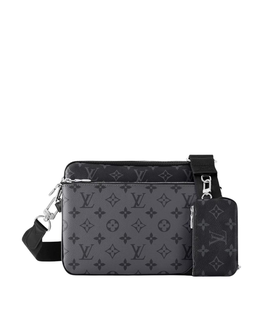 LOUIS VUITTON Черная сумка на плечо, фото 1