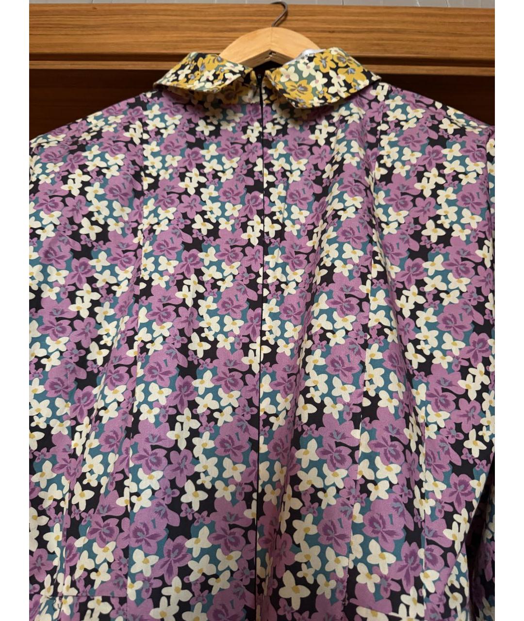 VALENTINO Мульти хлопковое повседневное платье, фото 3